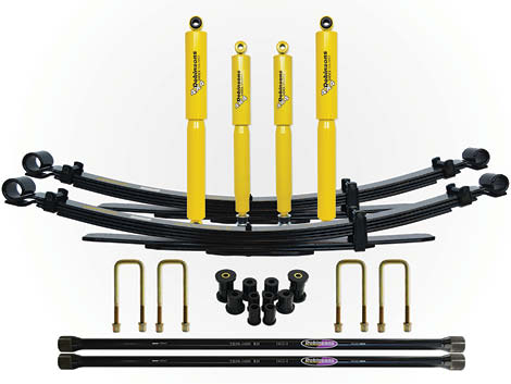 Image of an awewsome Dobinsons suspension lift kit for this vehicle.